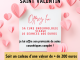 Offre exceptionnelle de la Saint Valentin