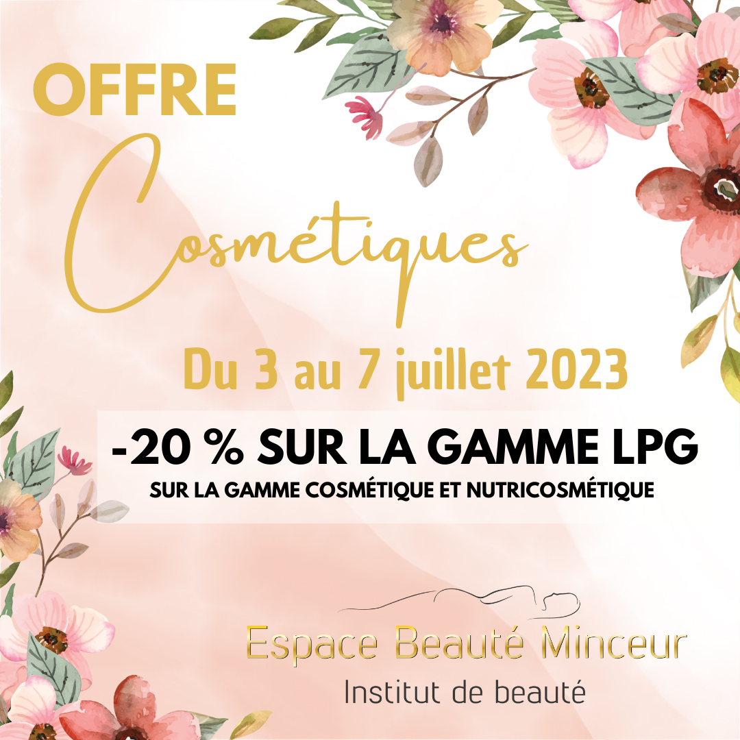 Offre éphémère cosmétiques LPG