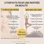 2 forfaits pour une rentrée tout en beauté !