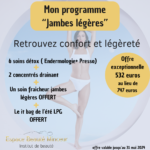 Offre exceptionnelle : Mon programme jambes légères